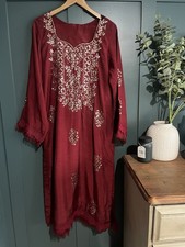 Maroon stitched pakistani for sale  BIRMINGHAM