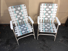 Vintage aluminum webbed for sale  Roselle