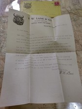 Antique type signed for sale  Lancaster