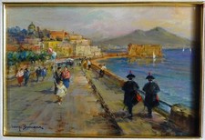 Vecchio quadro dipinto usato  Napoli