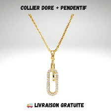 Collier pendentif doré d'occasion  Alzonne