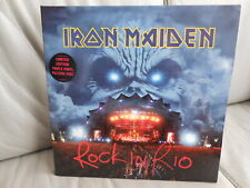 IRON MAIDEN - ROCK IN RIO - 1st EU PRESS - 3LP - PICTURE DISCS - MINT - POSTER comprar usado  Enviando para Brazil