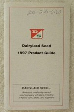1997 Milho Dairyland, Semente de Soja, Guia de Produto Publicitário, Caderno comprar usado  Enviando para Brazil