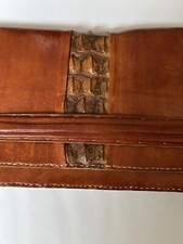 Reptilien ledertasche vintage gebraucht kaufen  Köln