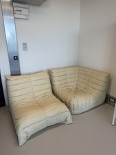 Cream leather togo for sale  LONDON