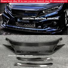 Usado, Grelha de malha central frontal de fibra de carbono acabamento adequado para Honda Civic FK8 FC1 FK7 comprar usado  Enviando para Brazil