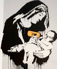 Banksy serigrafia esemplare usato  Ascoli Piceno