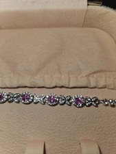 Sterling silver pink for sale  CROYDON
