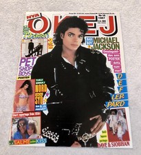 Pôster recorte Michael Jackson 1987 revista de música sueca OKEJ vintage década de 1980 comprar usado Pôster recorte Michael Jackson 1987 revista de música sueca OKEJ vintage década de 1980 comprar usado  Enviando para Brazil