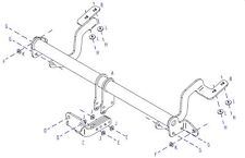 Towtrust fixed flange for sale  ATHERSTONE