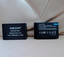 Coppia batterie canon usato  Venegono Superiore