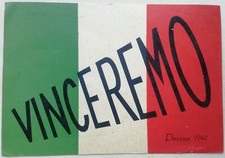 Cartolina vinceremo propaganda usato  Roma