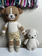 Usado, Pelúcia de cordeiro Cuddle + Kind Baby The Baby Animal Collection e George The Dog comprar usado  Enviando para Brazil