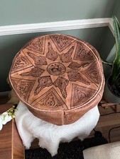 Vintage moroccan leather for sale  NEW MALDEN