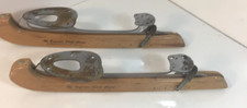 MK Sheffield Inglaterra Cuchillas de Acero Modelo de Baile 9" Cuchillas de Patinaje sobre Hielo con Protector de Madera segunda mano  Embacar hacia Mexico