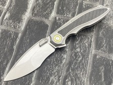 Faca dobrável Twosun K110 lâmina titânio/CF cabo faca de acampamento TS578-K110-CF comprar usado  Enviando para Brazil