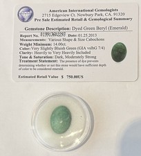 14ct dyed green for sale  ELY