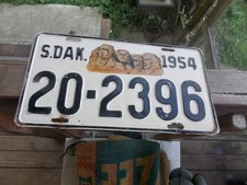 1954 .dakota license for sale  South New Berlin