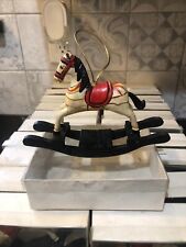 Lote de 40 cavalos de balanço vintage miniatura de madeira 3 1/4" x 2 1/4", usado comprar usado  Enviando para Brazil