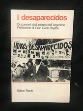 Pajetta desaparecidos document usato  Cernusco sul Naviglio
