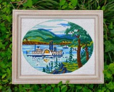 Framed hand embroidered for sale  Little Rock