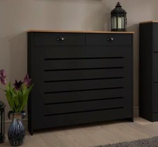 Black radiator cover for sale  EVESHAM