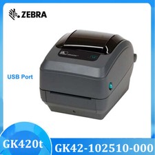 Zebra GK420T USB Direct and Thermal Transfer Label Tag Printer GK42-102510-000, usado comprar usado  Enviando para Brazil