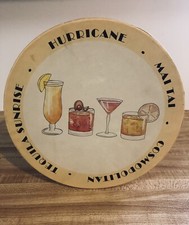 Fabuloso NOVO Conjunto de 4 PRATOS DE BEBIDAS DE FESTA com Receitas de Coquetel por BIA Cordon Bleu, usado comprar usado  Enviando para Brazil