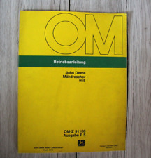 Oryginalna instrukcja obsługi kombajn zbożowy John Deere 955 na sprzedaż  Wysyłka do Poland