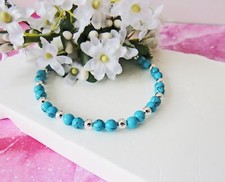 Turquoise beaded gemstone for sale  WALSALL