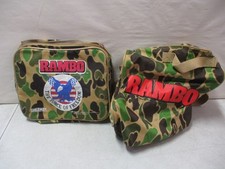 Lote de bonecos de ação e acessórios Coleco Rambo 1984 com lancheira comprar usado  Enviando para Brazil