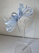 Pale blue fascinator for sale  NEWMARKET