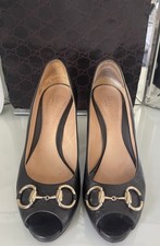 Gucci black court for sale  LONDON