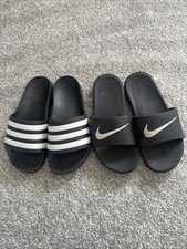 Nike adidas sliders for sale  EPSOM