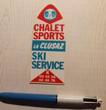 Autocollant sticker chalet d'occasion  Annecy