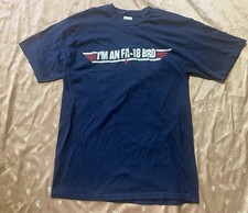 Camiseta gráfica masculina Top Gun Tom Cruise I’m An FA-18 Bro azul marinho. Tamanho grande comprar usado  Enviando para Brazil