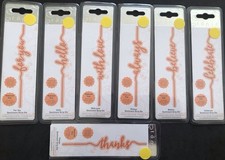 Sentiment strips thanks for sale  CUPAR