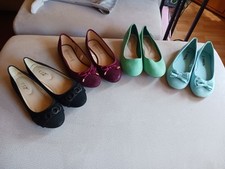 Schuhpaket 4xballerina schwarz gebraucht kaufen  Paderborn