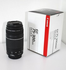 Canon EF 75-300mm f/4-5.6 III Teleobjektiv + Originalkarton na sprzedaż Canon EF 75-300mm f/4-5.6 III Teleobjektiv + Originalkarton na sprzedaż  Wysyłka do Poland