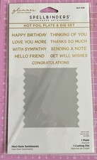 Spellbinders glimmer hexigem for sale  WATERLOOVILLE
