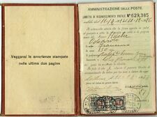 Libretto riconoscimento postal usato  Roma