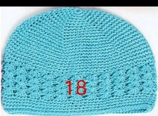 Cappello azzurro lana usato  Castelvetrano