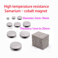 Durchmesser 2-18mm hochtemperaturbeständig Samarium Kobaltscheibe Starker Magnet, usado comprar usado  Enviando para Brazil