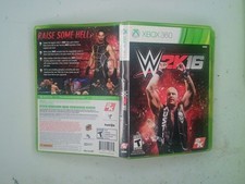 Arte da capa e caixa WWE 2K16 Xbox 360 somente comprar usado Arte da capa e caixa WWE 2K16 Xbox 360 somente comprar usado  Enviando para Brazil