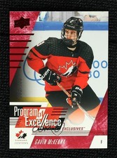 Używany, 2024 Team Canada Juniors Program of Excellence Exclusives /100 Gavin Mckenna na sprzedaż  Wysyłka do Poland