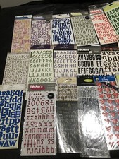 Scrapbooking thickers alphabet for sale  Shipping to United Kingdom