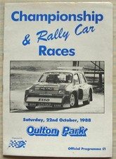 Oulton park oct for sale  LEICESTER