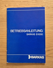 Heft betriebsanleitung barkas gebraucht kaufen  Chemnitz