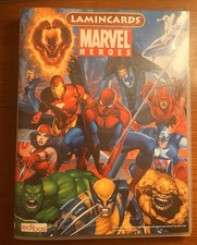 Marvel heroes lamincards usato  Genova