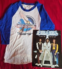 Vintage 1979 Bee Gees Tour Jersey e Tour Program Lote "Espíritos Tendo Voado" comprar usado  Enviando para Brazil
